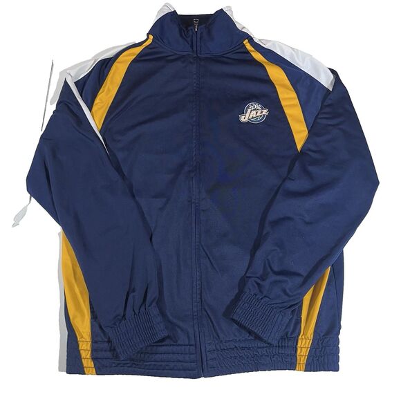 Other - Utah Jazz NBA Basketball Full Zip Warm Up Track Jacket Men's Size Small